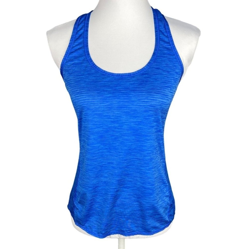 Athleta Ladies Heathered Blue  Workout Tank Size Small